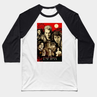 The Lost Boys 80s Horror Movie Baseball T-Shirt